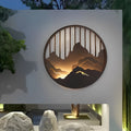 Mountain LED Round Landscape Light Waterproof Outdoor Lighting