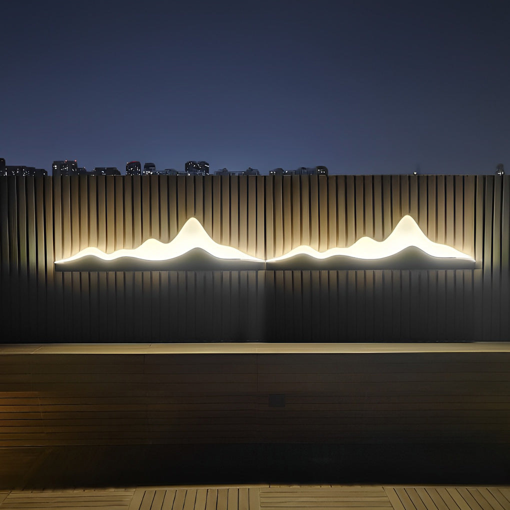Mountain LED Wall Light Outdoor Silhouette Charm