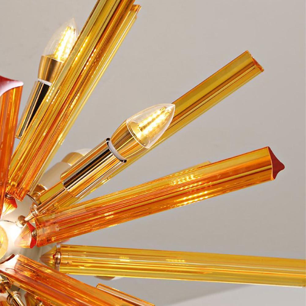 9-Light LED Metal Pendant Light for Modern Kitchen Island