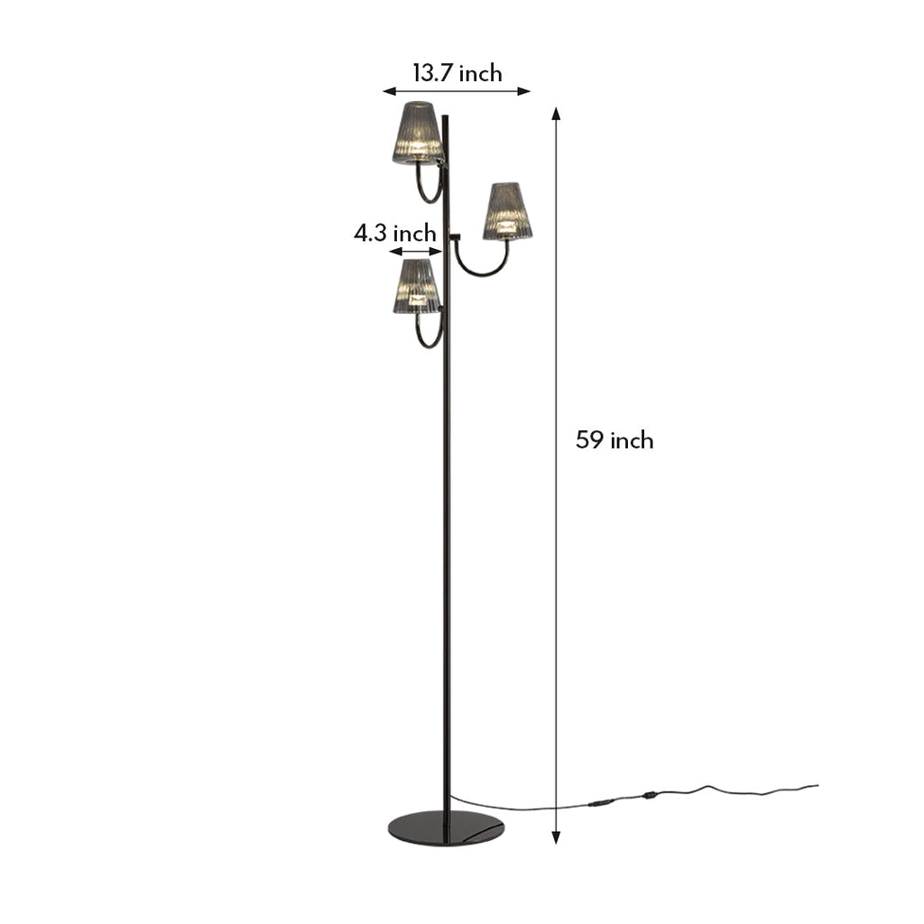 Minimalist Black Contemporary Floor Lamp USA Style