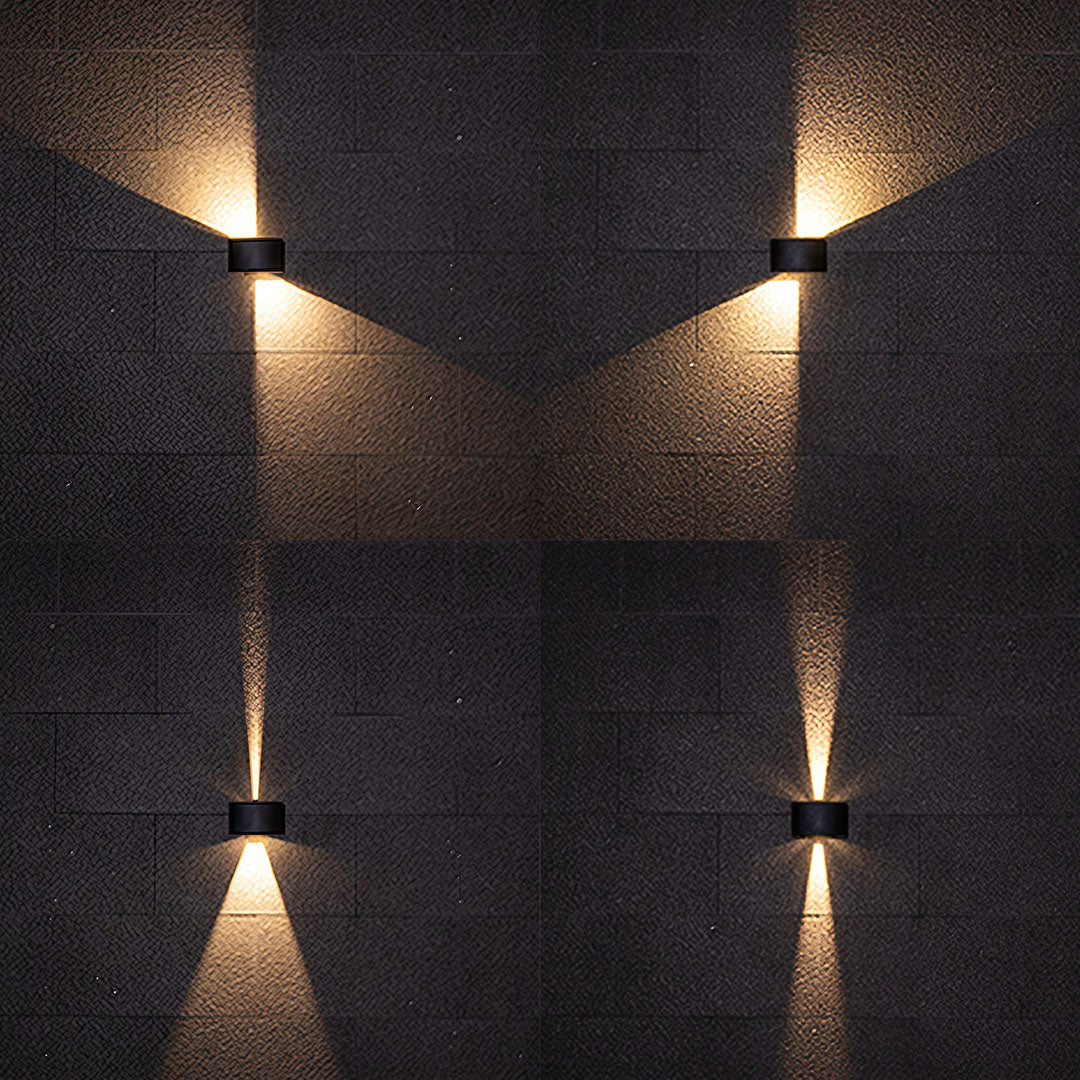 Outdoor LED Up Down Wall Light - Waterproof Minimalist Design