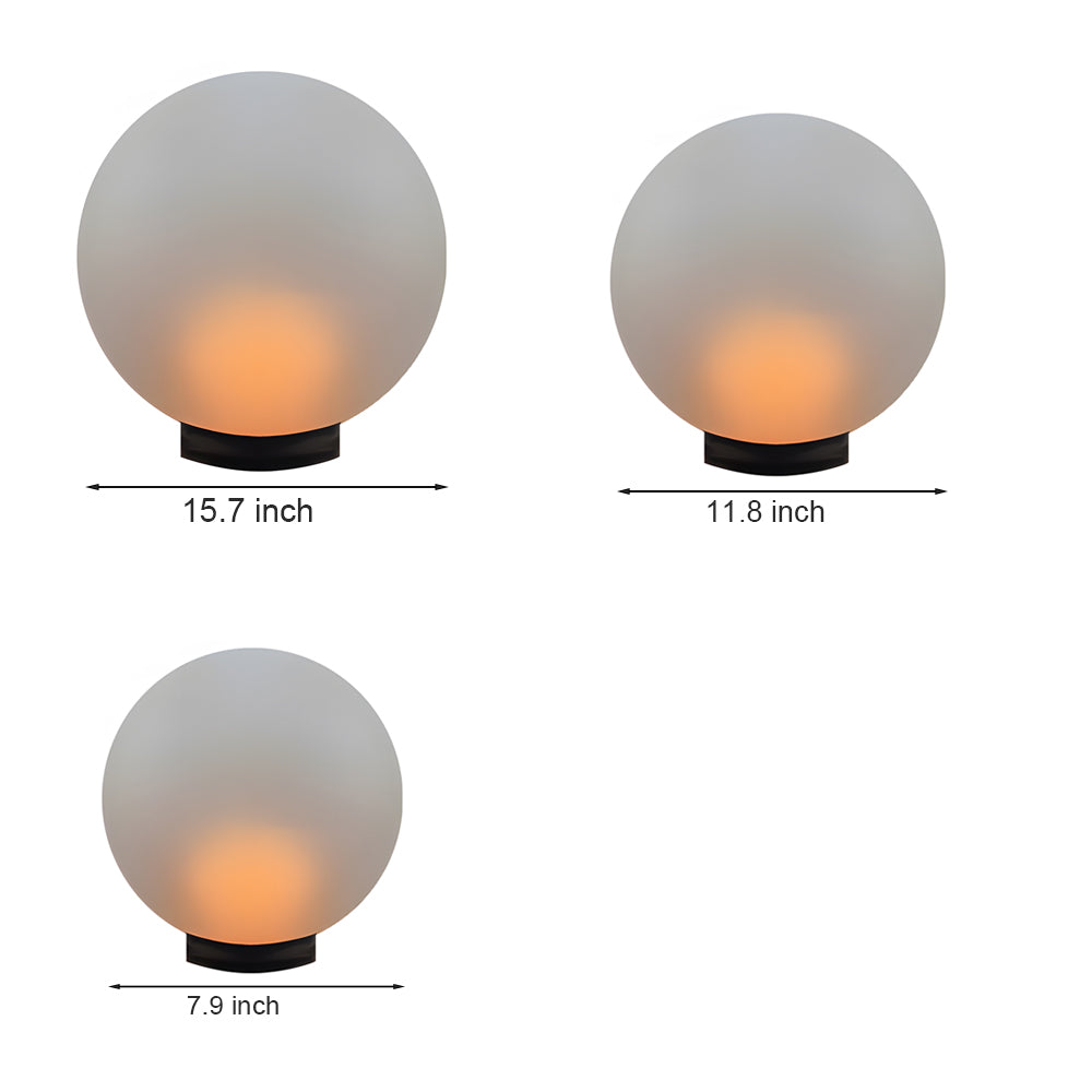 Acrylic Moon-Shaped Landscape Light Waterproof Modern Design