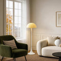 Mushroom Floor Lamp - Modern White Dimmable Dome Light, 3 Colors