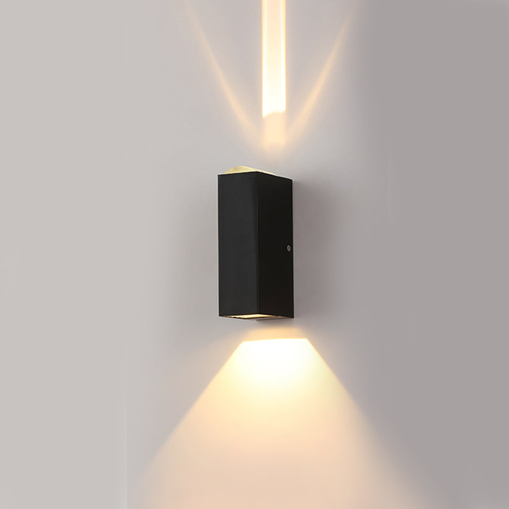 Narrow Beam Waterproof Dual-Beam Outdoor Wall Sconce - Modern Design, LED Lighting