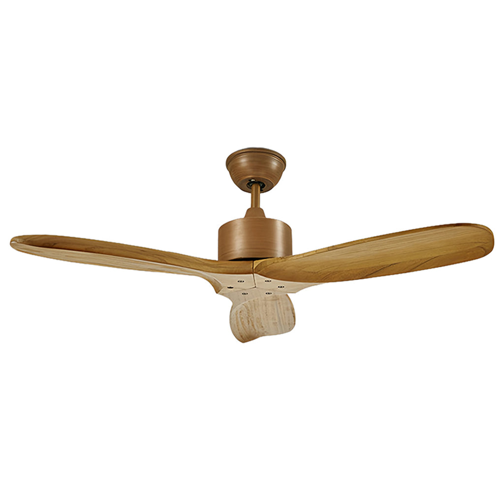 Modern Wood 3-Blade Ceiling Fan with Light - Stylish Fandelier Design