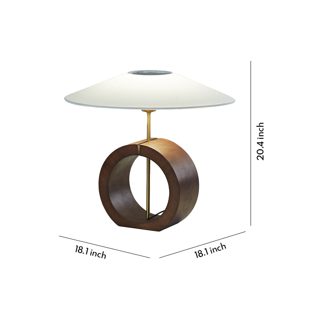 Natural Wood Table Lamp - Nordic Minimalist Luxury Design for Creative Interiors
