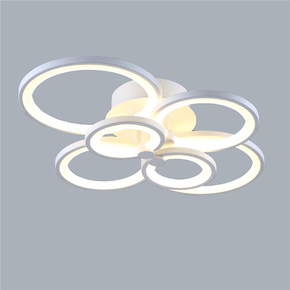 Multi Circles Dimmable LED Ceiling Light Flush Mount Modern Lighting