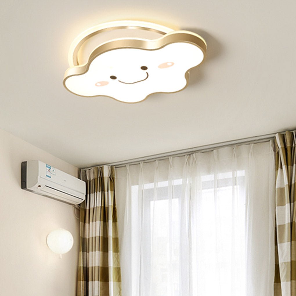 Nordic Cloud LED Ceiling Lamp - Dimmable Light Fixture for Bedroom & Nursery