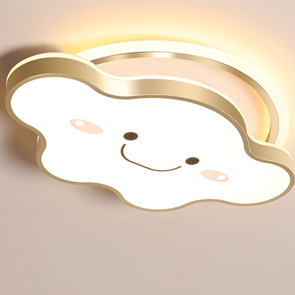 Nordic Cloud LED Ceiling Lamp - Dimmable Light Fixture for Bedroom & Nursery
