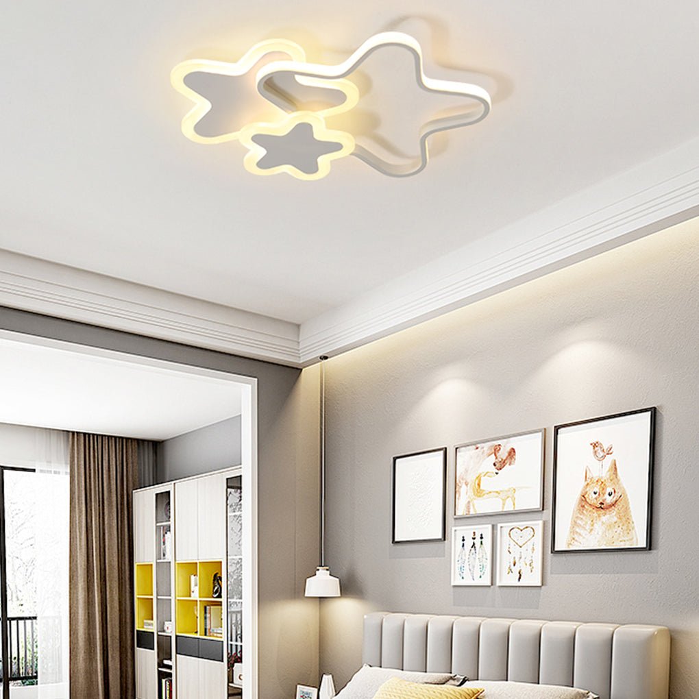 Nordic Creative Cartoon Ceiling Lamp for Kids' Bedroom