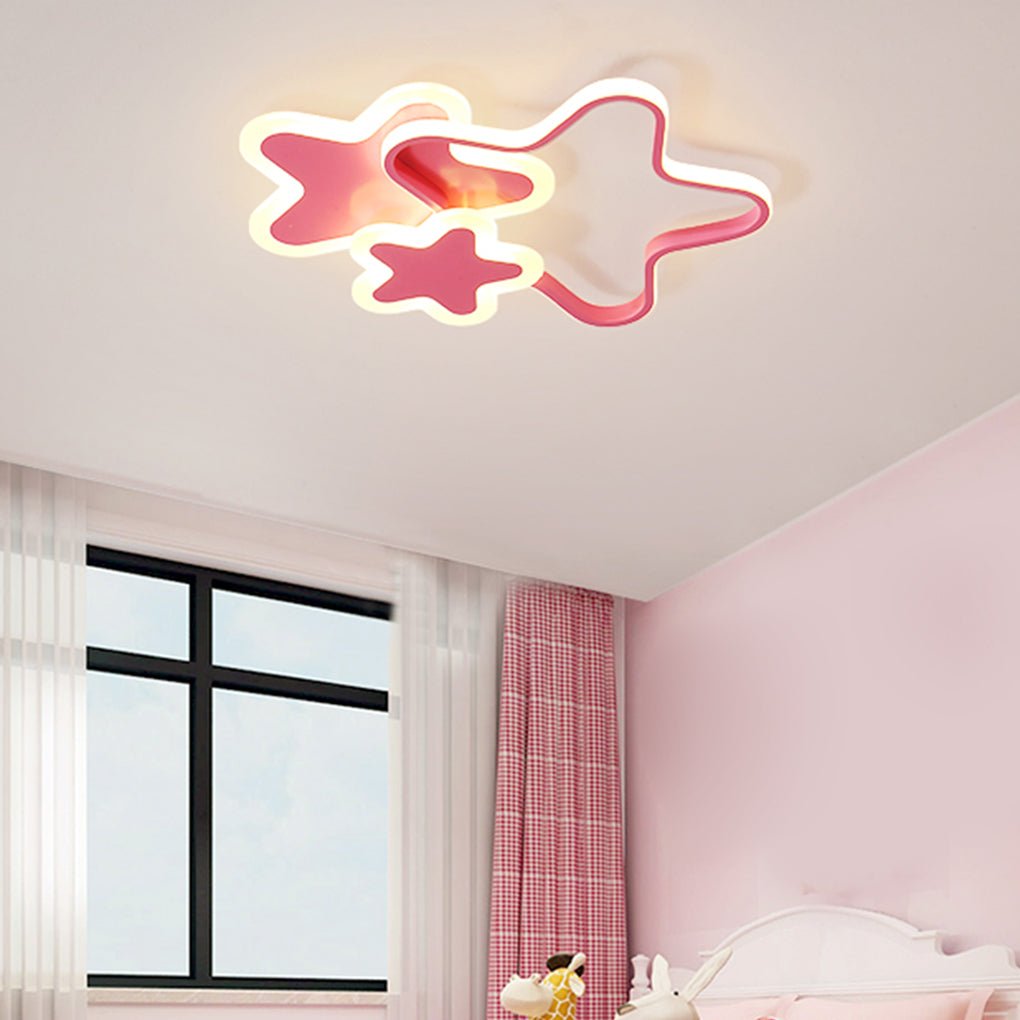 Nordic Creative Cartoon Ceiling Lamp for Kids' Bedroom
