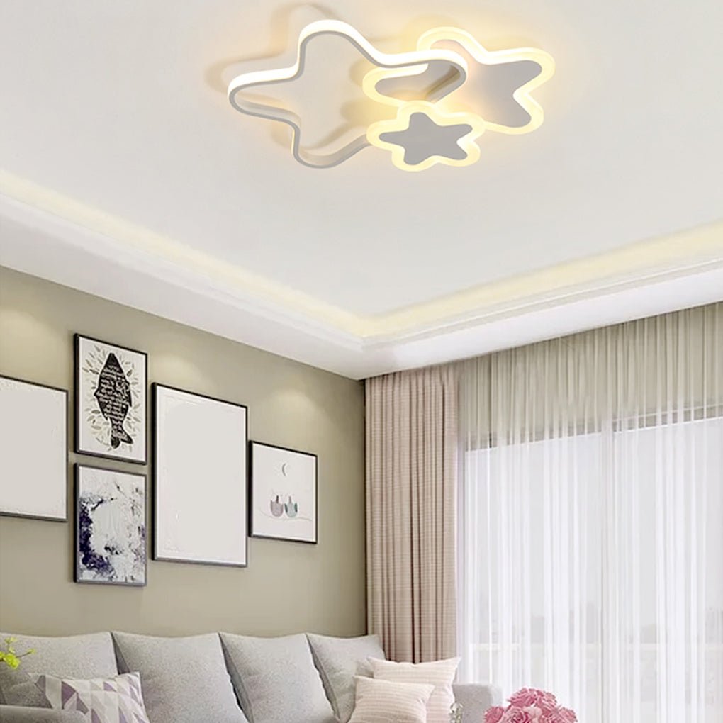 Nordic Creative Cartoon Ceiling Lamp for Kids' Bedroom