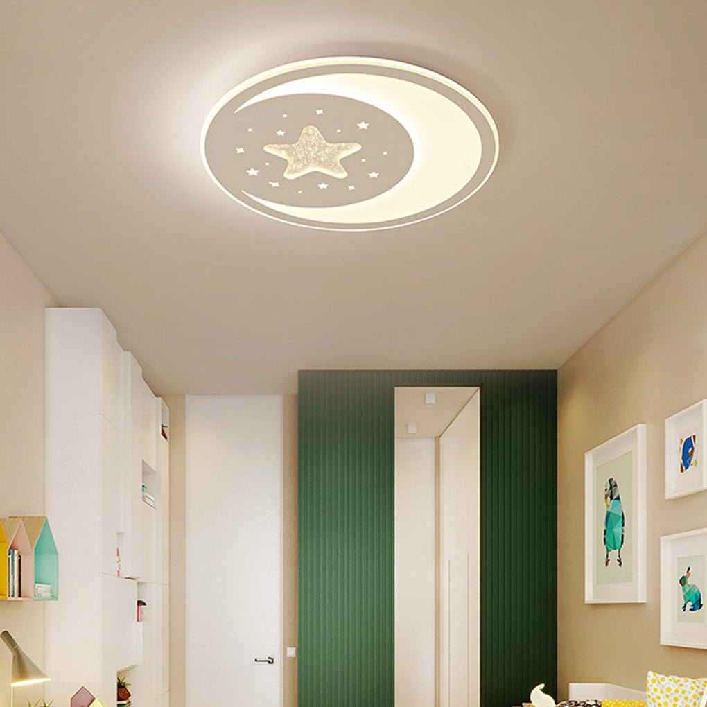Nordic LED Ultra Thin Ceiling Light 3-Color Adjustable with Remote Control