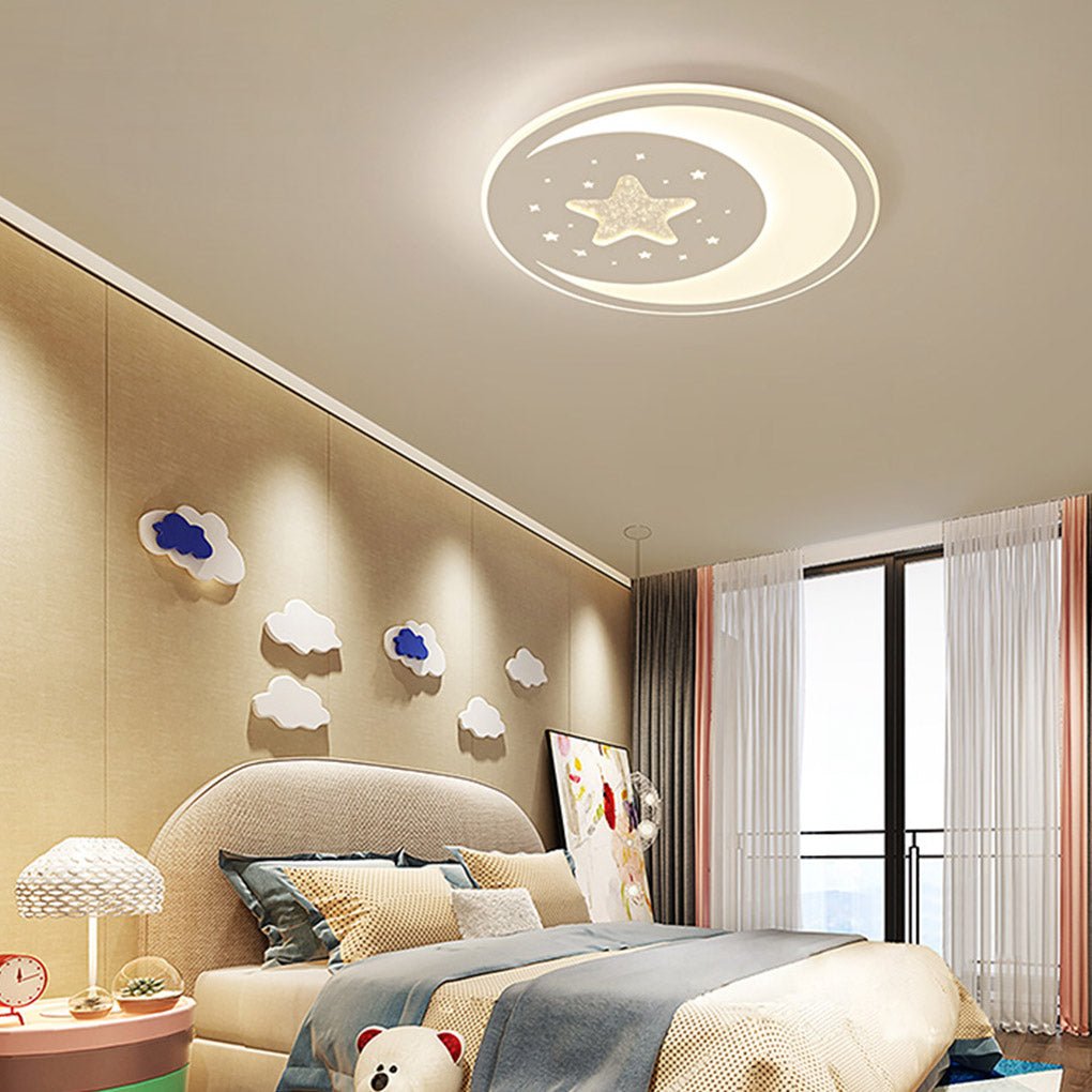 Nordic LED Ultra Thin Ceiling Light 3-Color Adjustable with Remote Control
