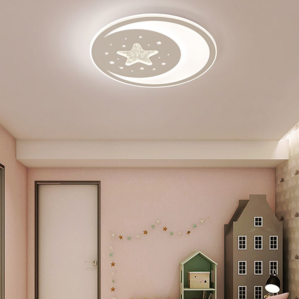 Nordic LED Ultra Thin Ceiling Light 3-Color Adjustable with Remote Control