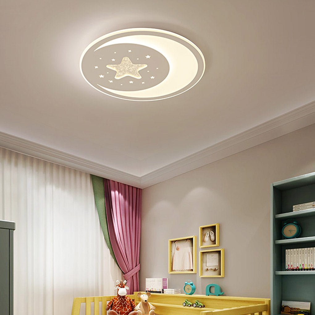 Nordic LED Ultra Thin Ceiling Light 3-Color Adjustable with Remote Control