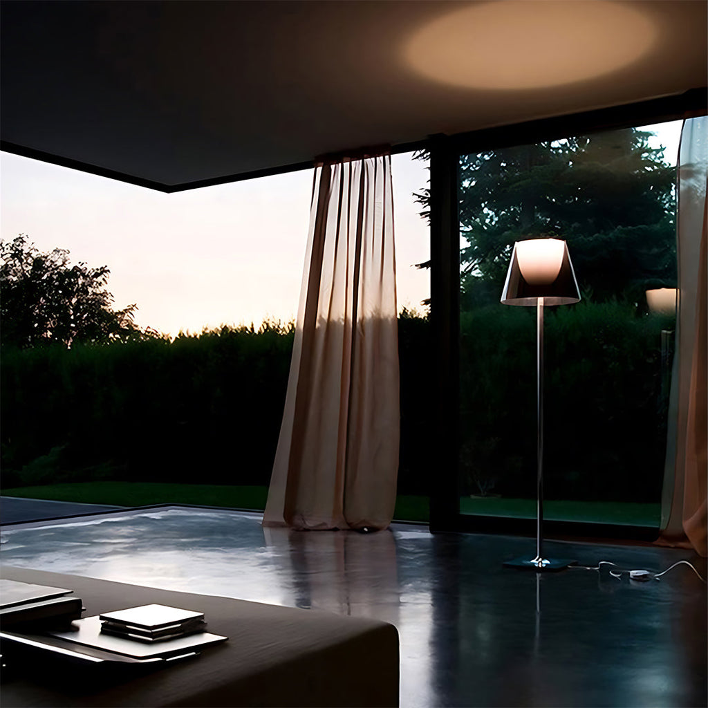 Nordic Sleek Contemporary Floor Lamp - Modern Reading Stand Light