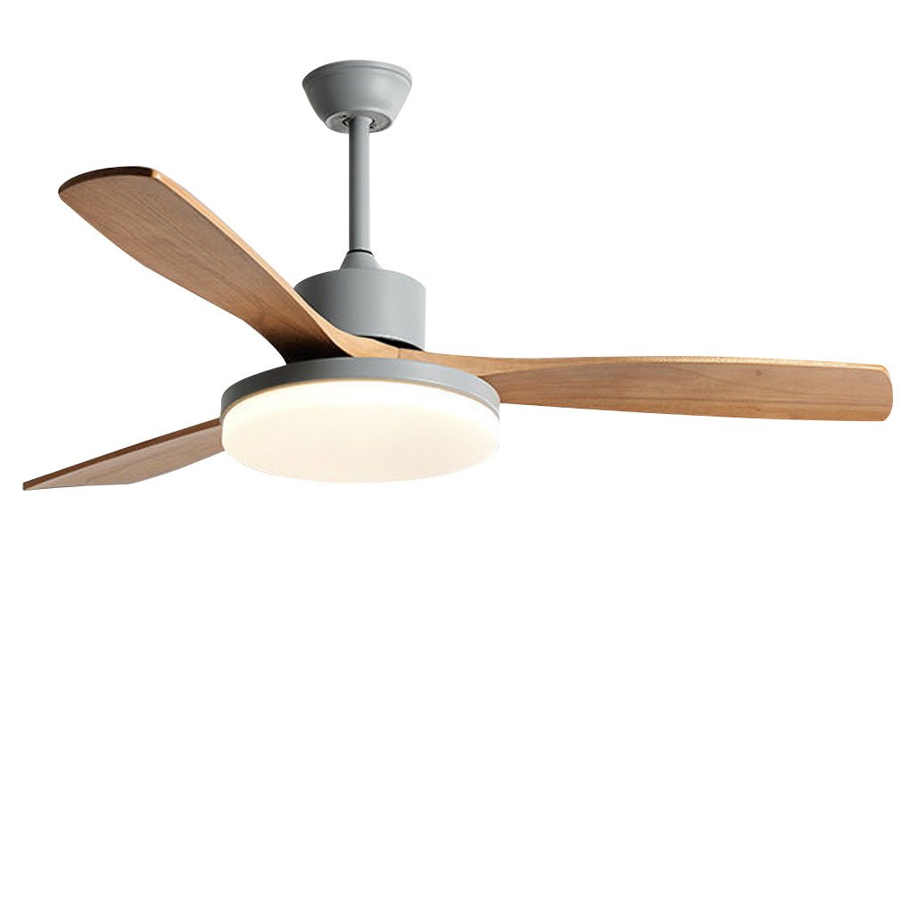 Nordic Dimmable LED Ceiling Fan Lamp with Remote Control - Frequency Conversion