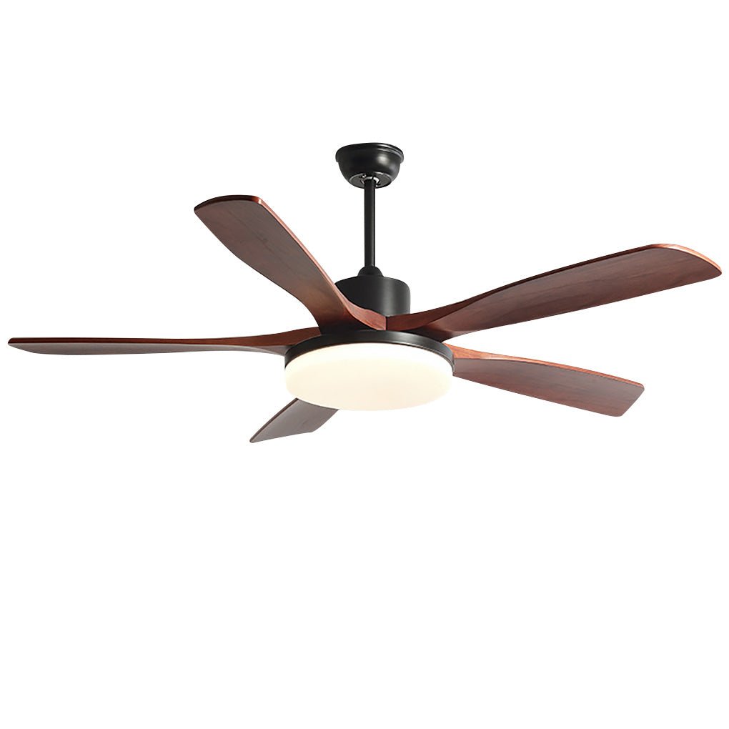 Nordic Dimmable LED Ceiling Fan Lamp with Remote Control - Frequency Conversion