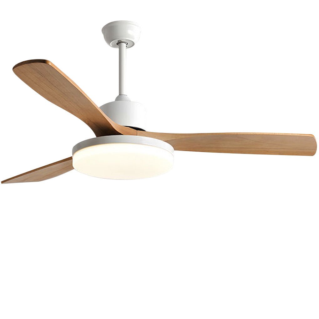 Nordic Dimmable LED Ceiling Fan Lamp with Remote Control - Frequency Conversion