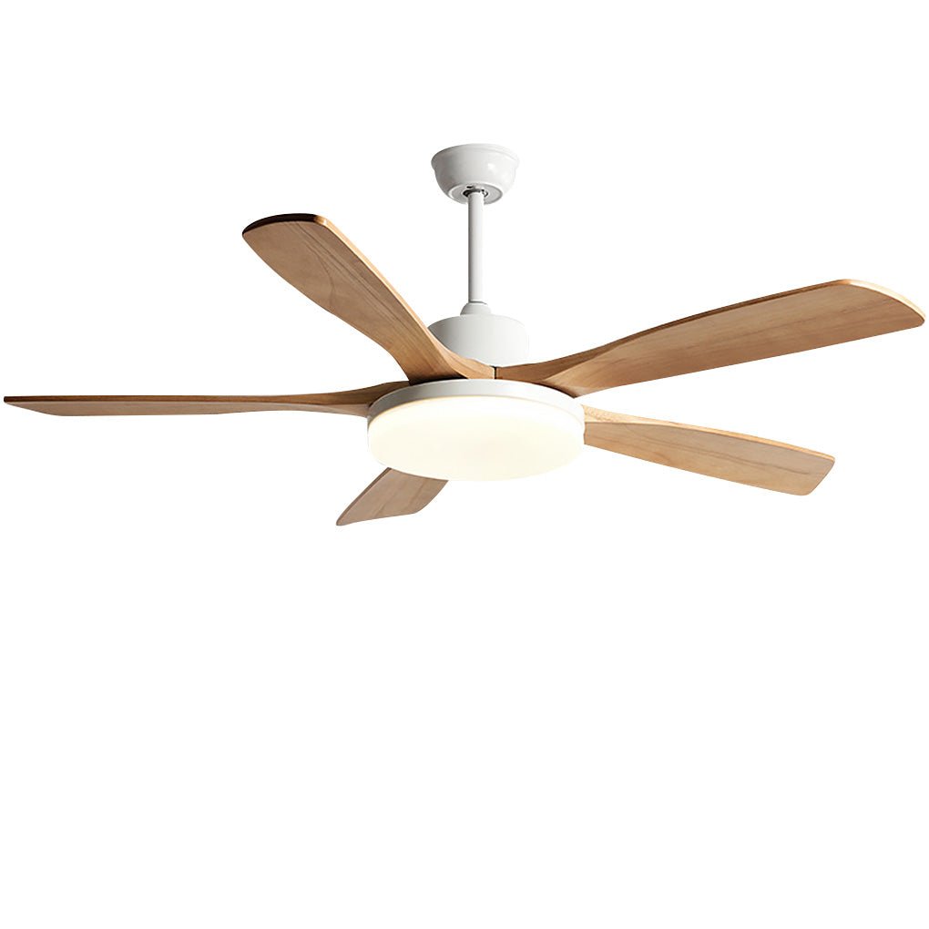 Nordic Dimmable LED Ceiling Fan Lamp with Remote Control - Frequency Conversion