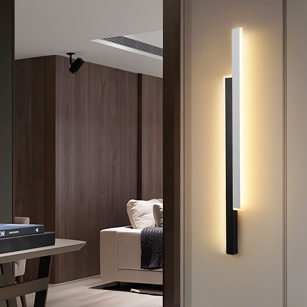 Vertical Wall Light - Nordic Minimalist Dual-Strip LED Lamp