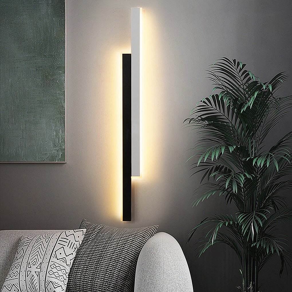 Vertical Wall Light - Nordic Minimalist Dual-Strip LED Lamp