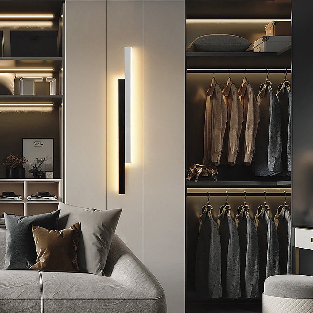 Vertical Wall Light - Nordic Minimalist Dual-Strip LED Lamp
