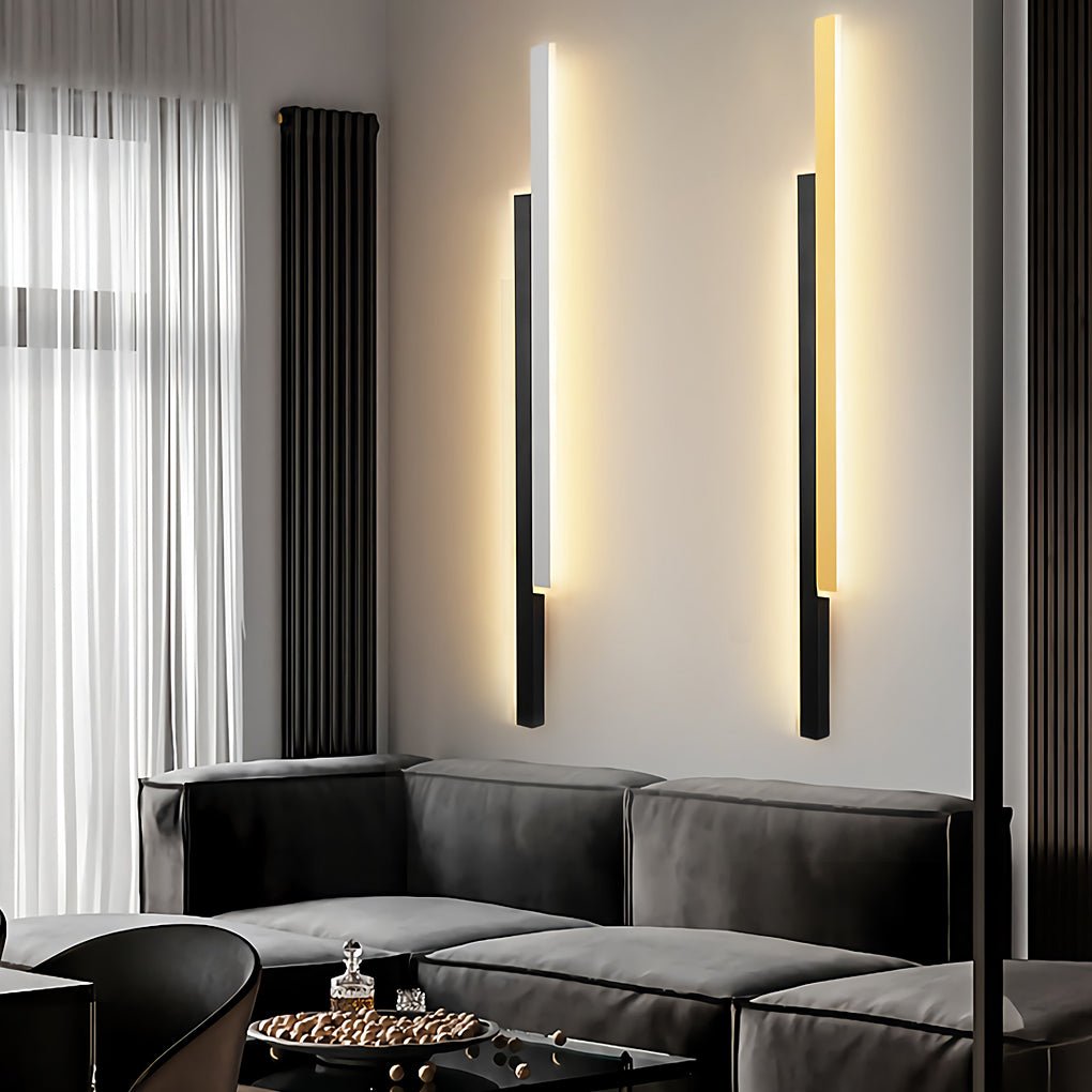 Vertical Wall Light - Nordic Minimalist Dual-Strip LED Lamp