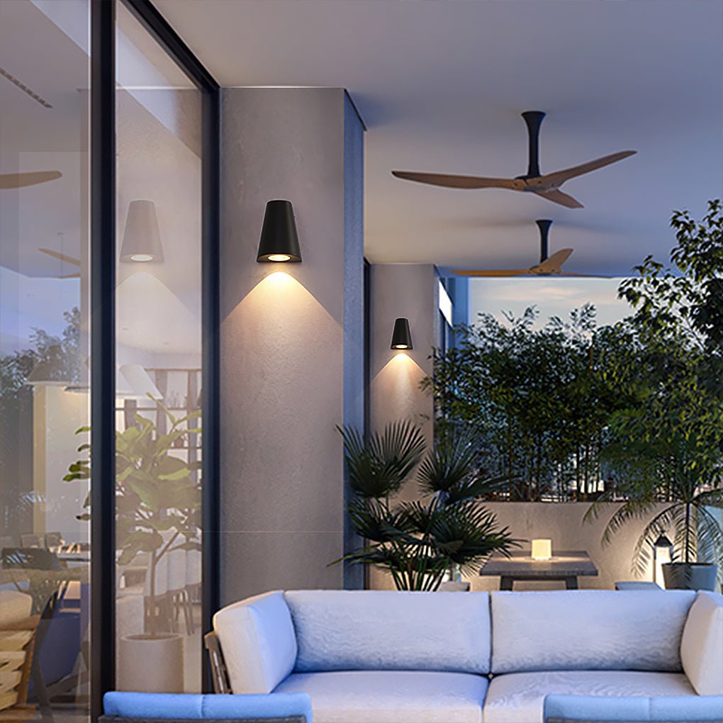 Tapered Wall Light - Nordic Minimalist Waterproof LED Lighting