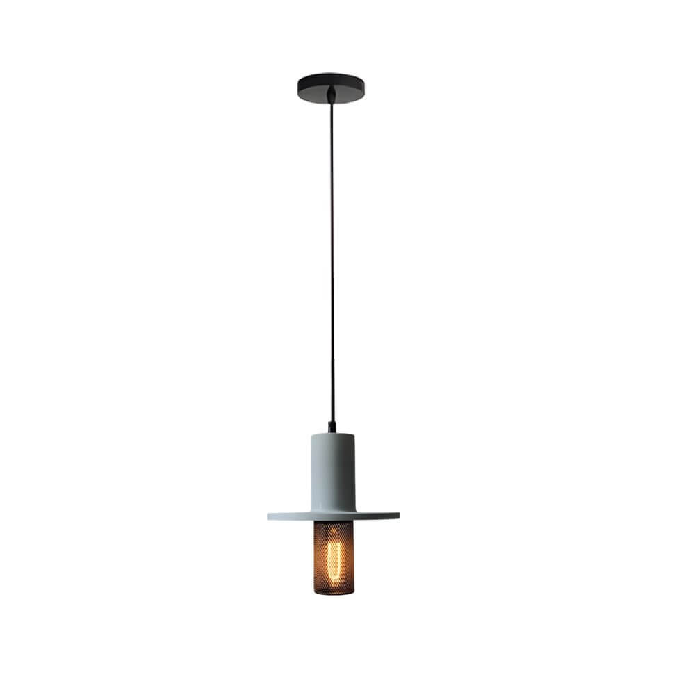 Nordic Minimalist Cement Mesh LED Pendant Light