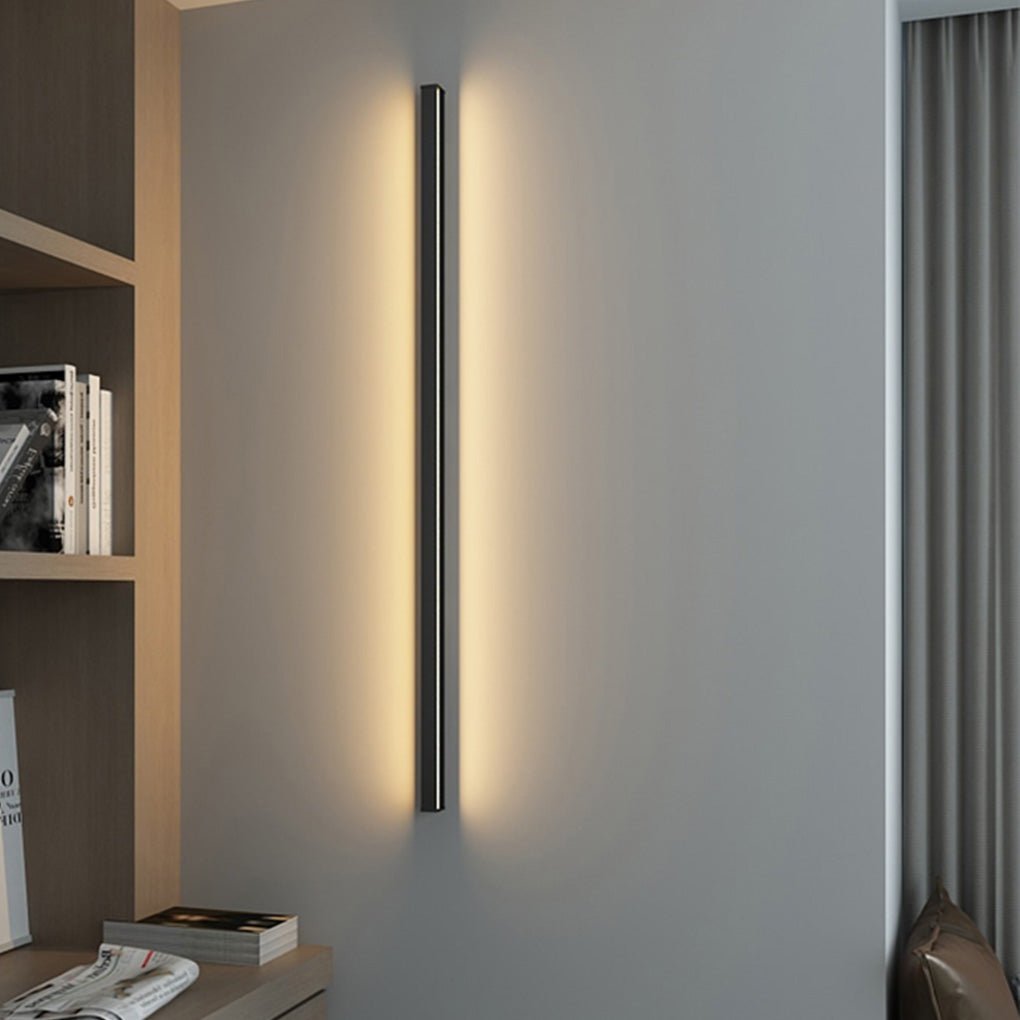 Modern Black Aluminum Wall Sconce Ambient Lamp