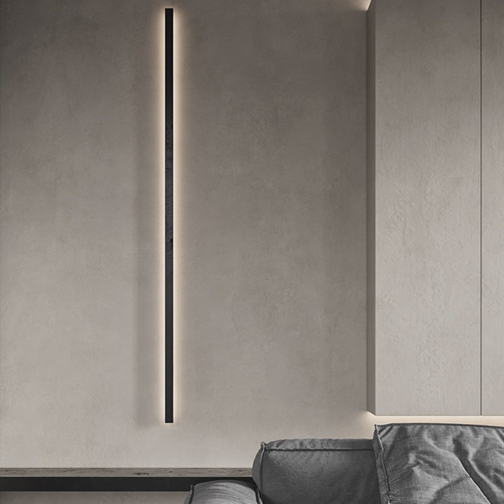 Modern Black Aluminum Wall Sconce Ambient Lamp