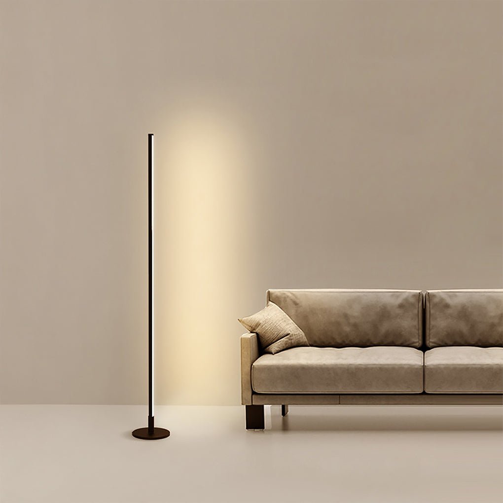 Minimalist LED Linear Floor Lamp - Modern Ambient Light