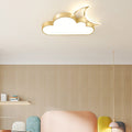 Nordic Modern Cartoon Cloud LED Flush Mount Ceiling Light for Kids Room and Bedroom Lighting