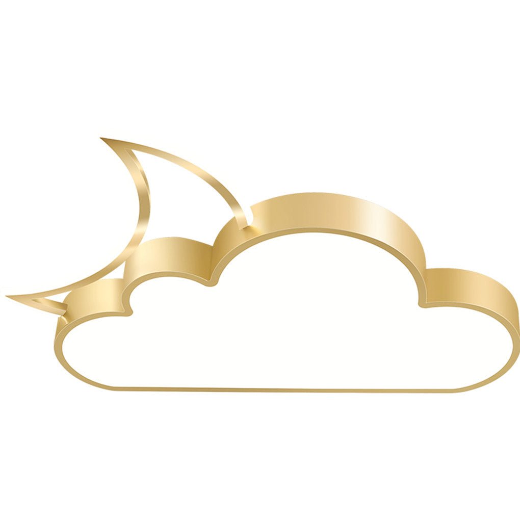 Nordic Modern Cartoon Cloud LED Flush Mount Ceiling Light for Kids Room and Bedroom Lighting