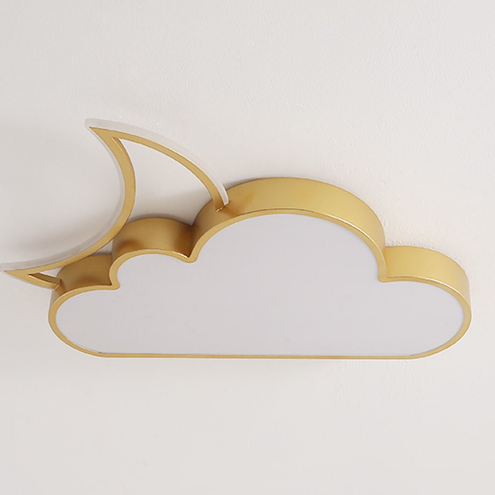 Nordic Modern Cartoon Cloud LED Flush Mount Ceiling Light for Kids Room and Bedroom Lighting