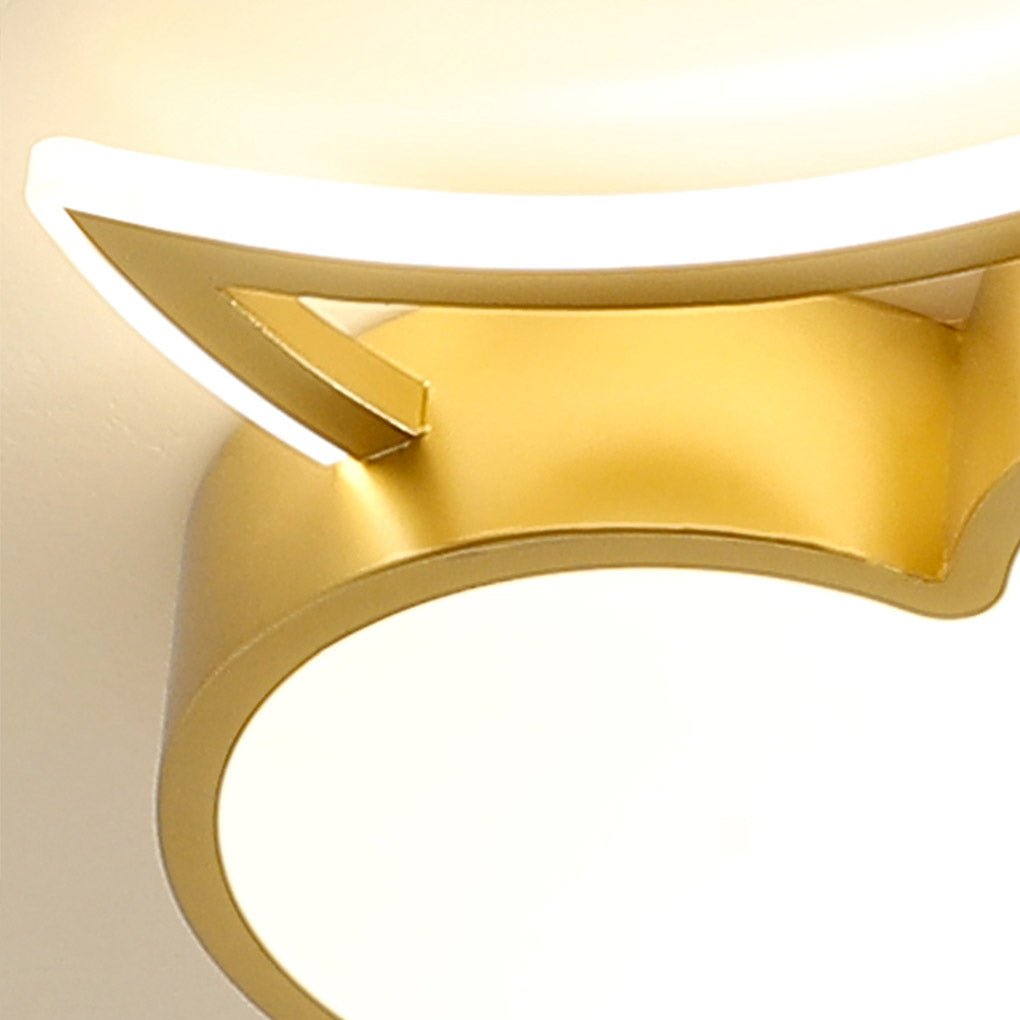 Nordic Modern Cartoon Cloud LED Flush Mount Ceiling Light for Kids Room and Bedroom Lighting