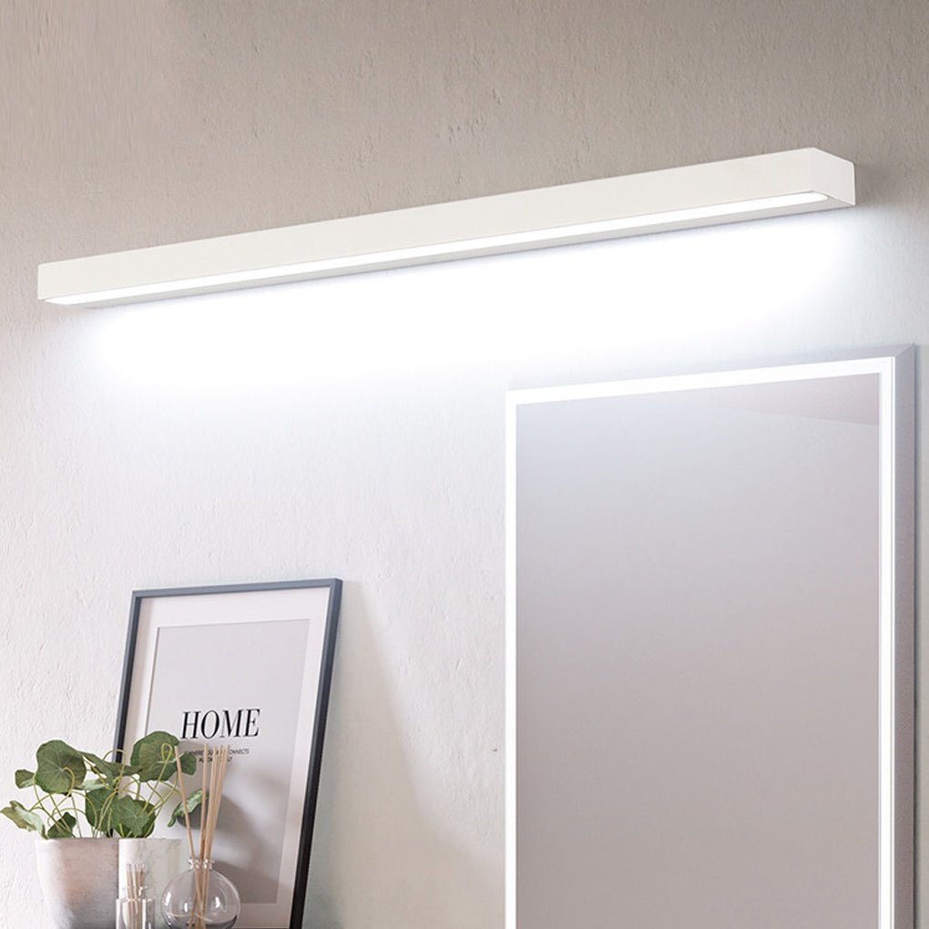 Indoor Wall Washer Light Rectangular LED Bathroom Vanity Light Fixture, Modern Waterproof Dimmable Lighting, Stylish Wall Sconce for Bathroom, Energy-Efficient Bright Illumination, Sleek Design for Home Decor