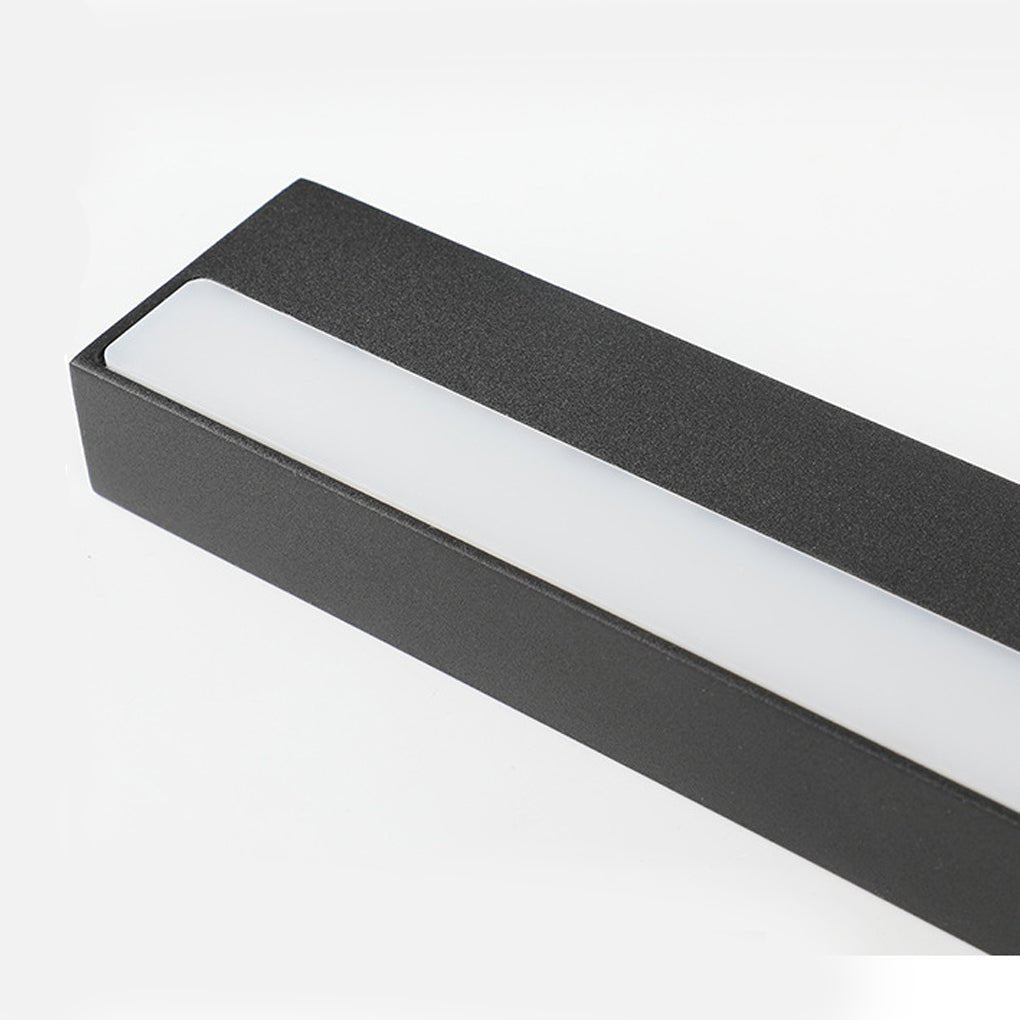 Indoor Wall Washer Light Rectangular LED Bathroom Vanity Light Fixture, Modern Waterproof Dimmable Lighting, Stylish Wall Sconce for Bathroom, Energy-Efficient Bright Illumination, Sleek Design for Home Decor