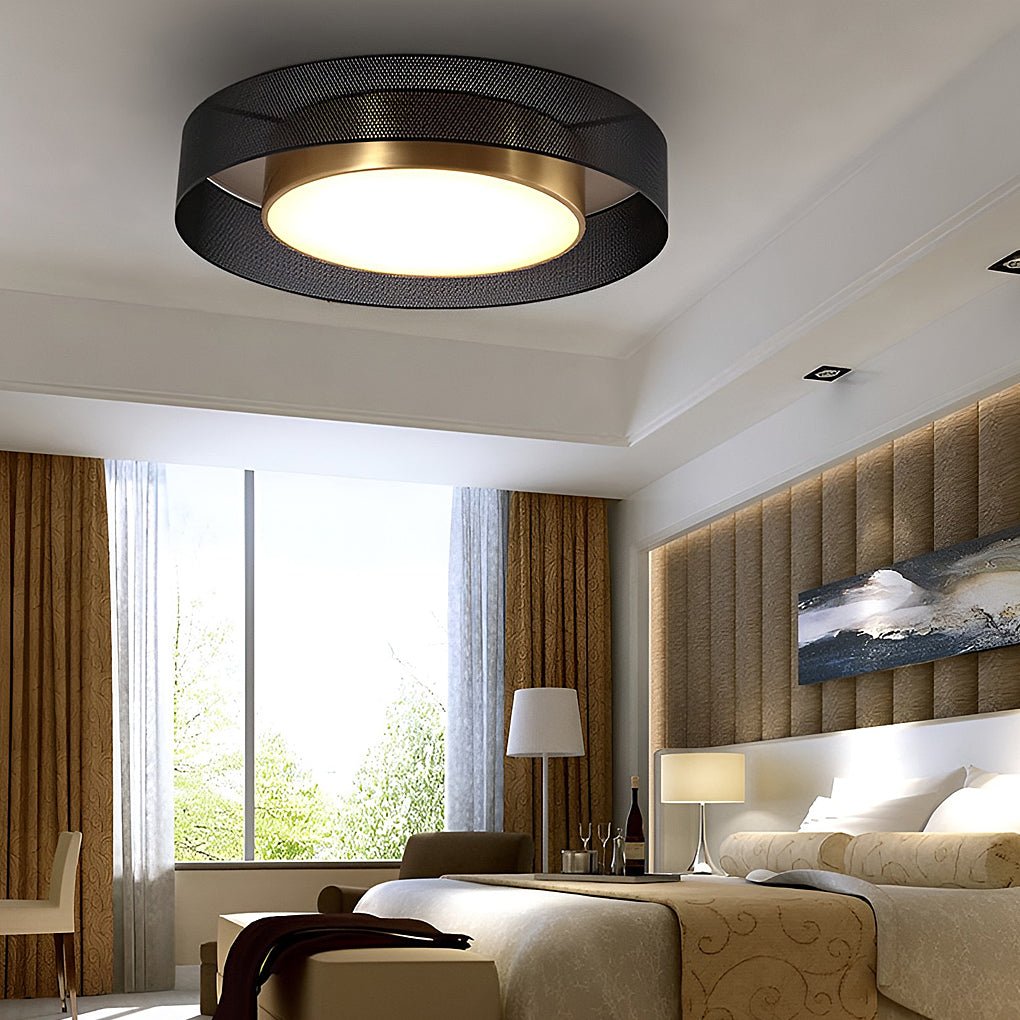 Nordic Dimmable LED Ceiling Light with Remote Control Flush Mount