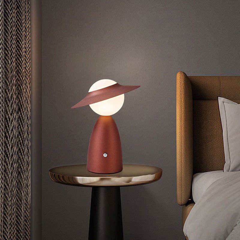 Nordic Scarecrow LED Accent Table Lamp - Modern Rustic Design, Energy-Efficient Lighting, Home Decor Accent, Stylish Night Light, Unique Gift Idea