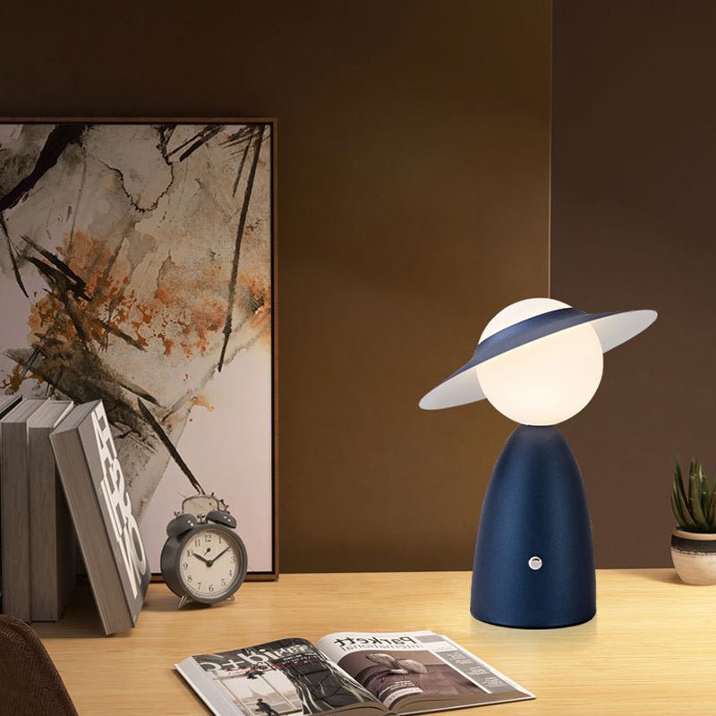 Nordic Scarecrow LED Accent Table Lamp - Modern Rustic Design, Energy-Efficient Lighting, Home Decor Accent, Stylish Night Light, Unique Gift Idea