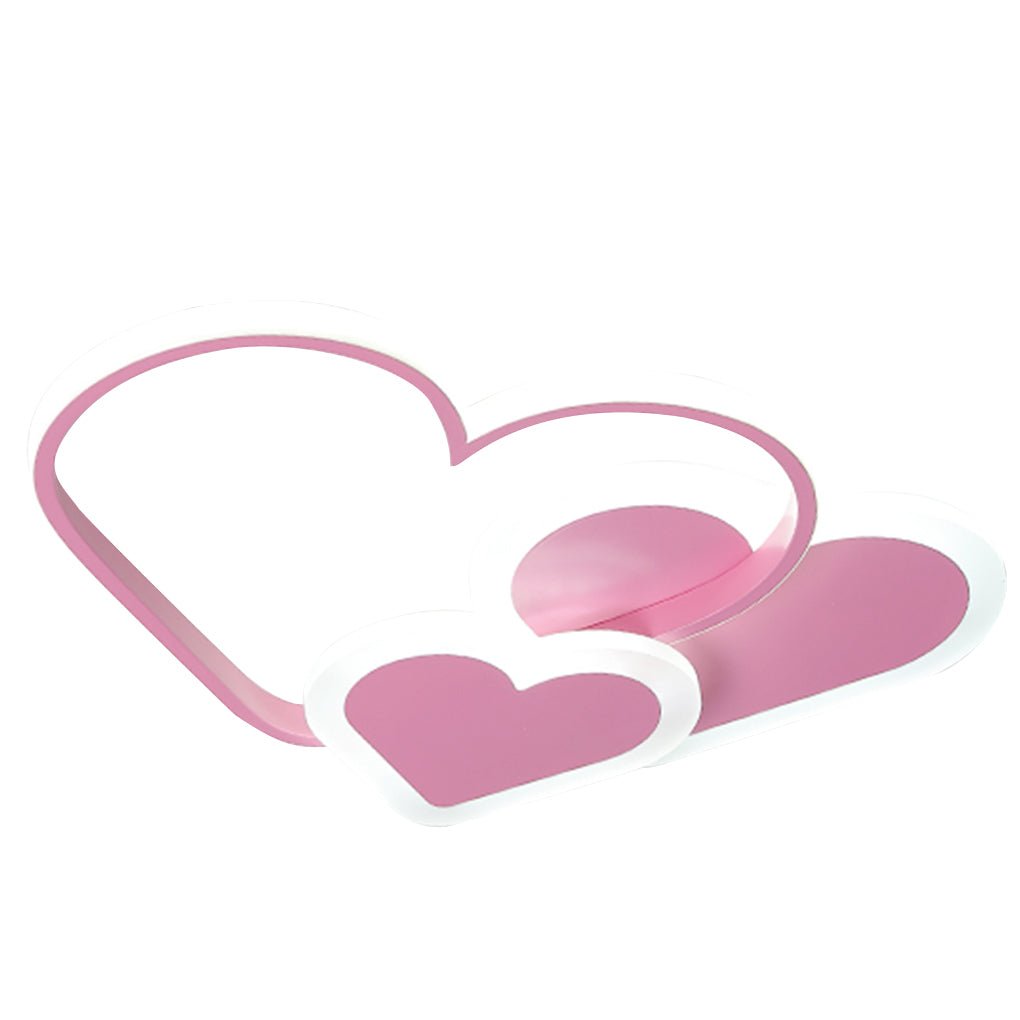 Nordic Heart-Shaped LED Ceiling Light for Kids Room - Modern, Creative, Stylish Decor