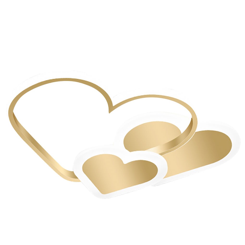 Nordic Heart-Shaped LED Ceiling Light for Kids Room - Modern, Creative, Stylish Decor