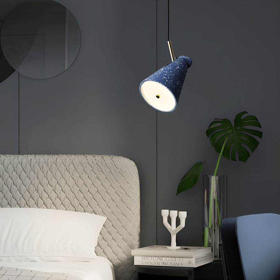 Nordic Tapered Resin Pendant Light - Modern Ceiling Fixture, Minimalist Lighting, Scandinavian Design, Home Decor, Stylish Illumination