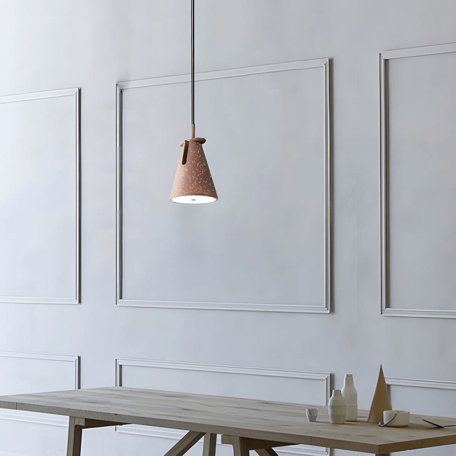 Nordic Tapered Resin Pendant Light - Modern Ceiling Fixture, Minimalist Lighting, Scandinavian Design, Home Decor, Stylish Illumination