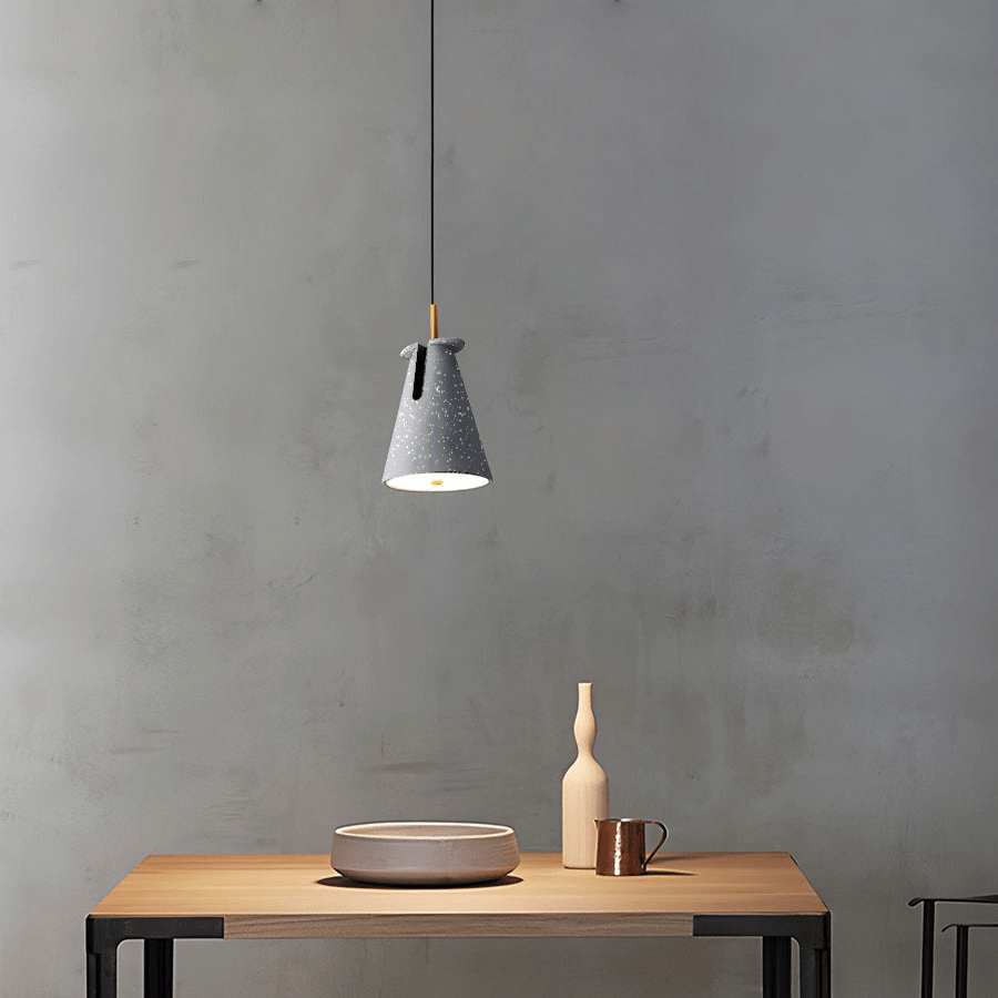 Nordic Tapered Resin Pendant Light - Modern Ceiling Fixture, Minimalist Lighting, Scandinavian Design, Home Decor, Stylish Illumination