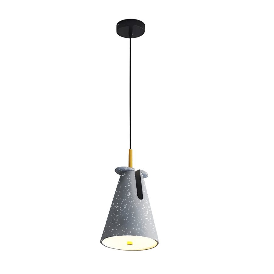 Nordic Tapered Resin Pendant Light - Modern Ceiling Fixture, Minimalist Lighting, Scandinavian Design, Home Decor, Stylish Illumination