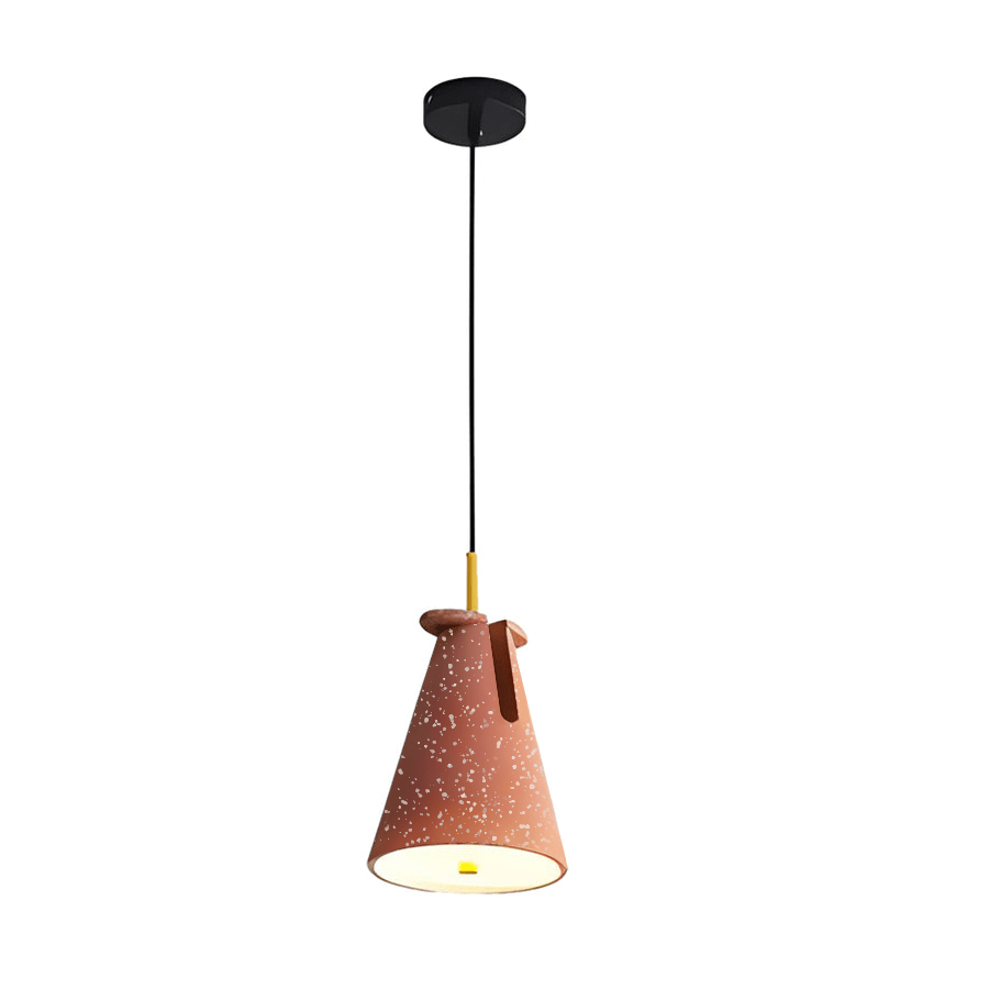 Nordic Tapered Resin Pendant Light - Modern Ceiling Fixture, Minimalist Lighting, Scandinavian Design, Home Decor, Stylish Illumination